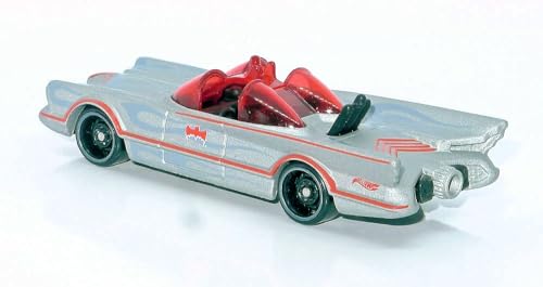 Hot Wheels Batmobile Serie TV Plata 1:64 miniatura 4
