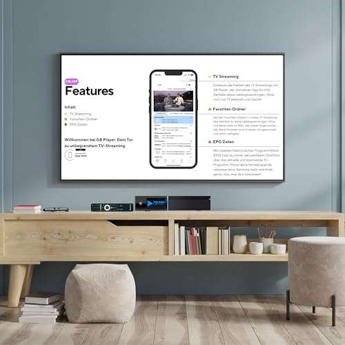 GigaBlue UHD Quad 4K Pro 2X FBC DVB-S2 Twin Sat Receiver mit Dual Core CPU, E2 Linux OS, 4GB RAM, 8GB eMMC, Bluetooth 5.4, H.265, 1200Mbit WLAN, 3X USB 3.0, HTS e-com HDMI-Kabel