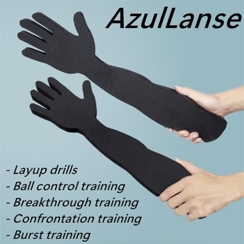 AzulLanse 2 Stück Basketball Blocking Stöcke,43cm gefälschte handgeformte gepolsterte Blocking Guards Basketball Blocking Pads,Verteidigungsstöcke,gepolsterte Stöcke für Fußball