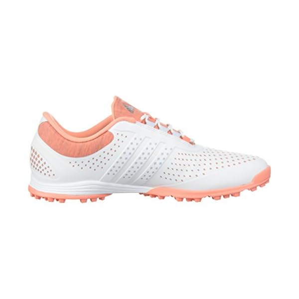 adidas-Womens-Adipure-Sport-Golf-Shoe adidas Women's Adipure Sport Golf Shoe, White/Aero Blue/Chalk Coral, 7 Medium US