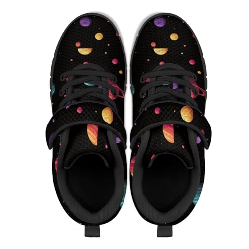 Cottagecore Skull Shoes for Boys Kids Rainbow Running Shoes for Girls Single Buckle Outdoor School Athletic Hiking Sneaker3