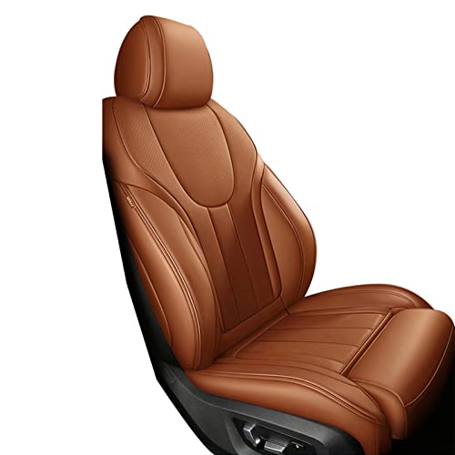 KIMPZ Cubierta De Asiento De Coche, Cubierta De Asiento Impermeable Delantera Y Trasera Interior De Cuero para Coche, Accesorios para V&w para Caddy para Passat para Golf