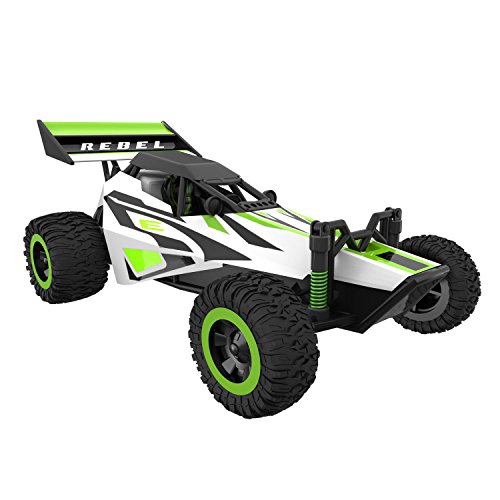 image for Force1 Fast Remote Control Car - Rebel 1/32 Scale RC Buggy with Ramp a