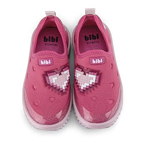 Tênis Infantil Menina Bibi Roller 2.0 Tecido Hot Pink Estampa Pixel-31
