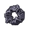 LilySilk-Silk-Hair-Scrunchies-for-FrizzBreakage-Prevention-100-Mulberry-Silk-Hair-Ties-No-Damage-Elastic-Silk-ponytail-Holders-1Pc-Charcoal-Purple LILYSILK Silk Hair Scrunchies for Frizz&Breakage Prevention, 100% Mulberry Silk Hair Ties No Damage, Elastic Silk ponytail Holders, 1Pc, Charcoal Purple