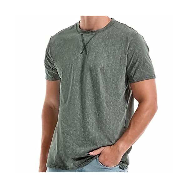 KLIEGOU Men’s T-Shirts – Premium Cotton Crew Neck Tees S – 4XL
