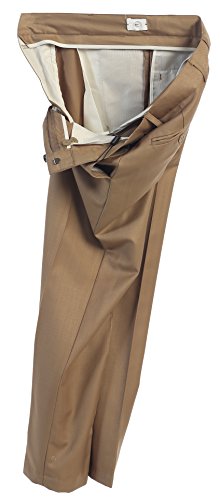 Gioberti Boys Flat Front Dress Pants, Khaki, 8