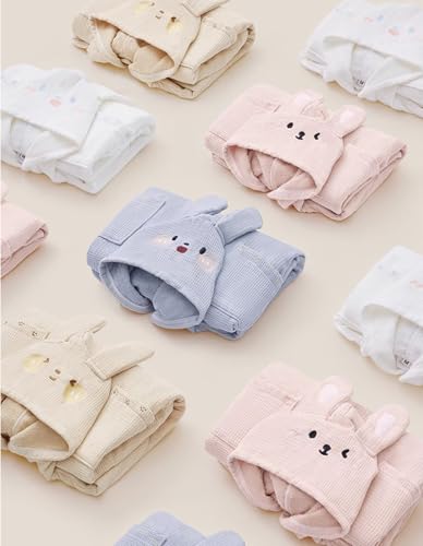 Boys Girls Bathrobe Hooded Soft Towel Robe 100% Cotton Pajama Loungewear Kids Hooded Beach Towel 2-9 Years4