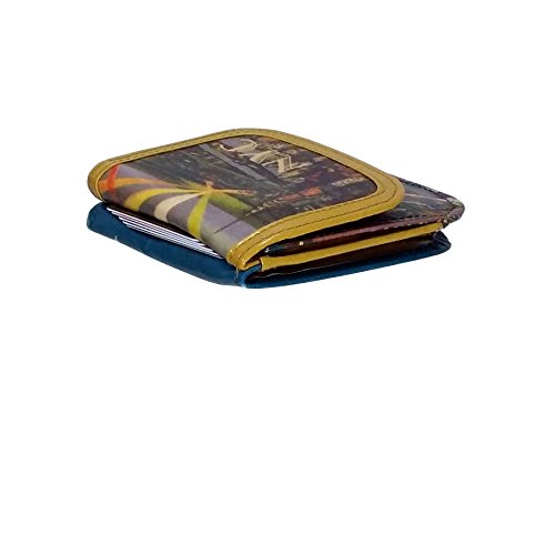 Taxi Wallet® - TW94-NEW YORK BY NIGHT - Soft Faux Pleather - Compact, Front Pocket Folding Wallet - For Cards, Coins, Bills, ID (Men & Women)3