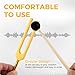 528 Hz Tuning Fork DNA Healing, Chakra, Sound Therapy, Keep Body, Musical Instrument, Meditation, Golden Solfeggio Tuning Forks 528 Hz with Silicone Hammer, Cleaning Cloth and Bag