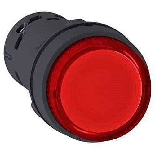 Bouton poussoir impulsif rouge NC 24V LED interrupteur commande - 2