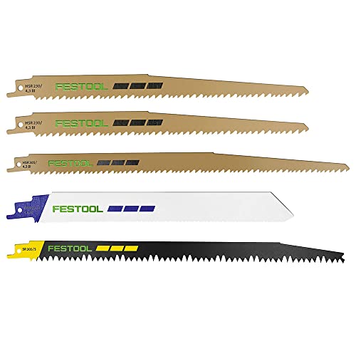 Festool - 577496 - Set Di Lame Per Sega A Sciabola Festool Rs-Sort/5