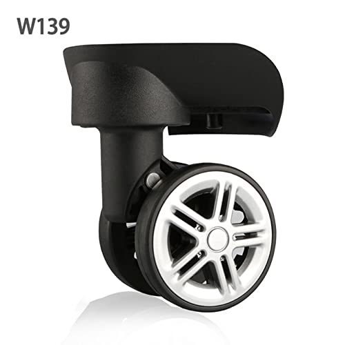 Luggage Wheels,Universal Luggage Casters,1 Pair Luggage Wheel Replacement Spare Spinner Caster for Suitcase Wheel Repair (W059)3