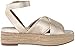 NINE WEST FOOTWEAR Women's SHOWRUNNER Metallic Sandal