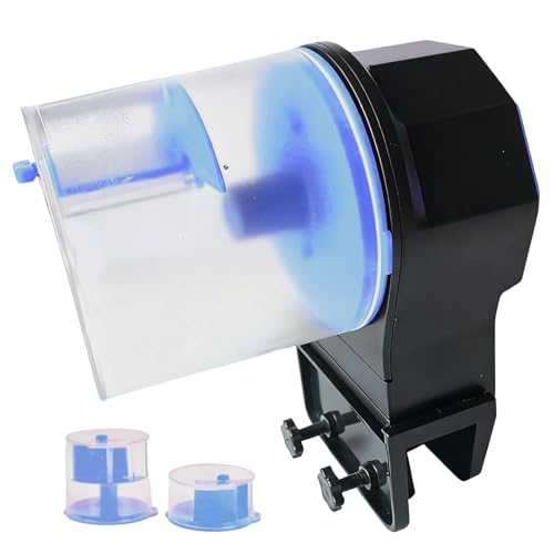 Wide Applications : Designed to prevent overfeeding, the small automatic fish feeder works with various feeds to encourage balanced nutrition intake, ideal for maintaining vibrant fish in residential or commercial tanks