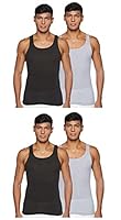 Hanes Men's FreshIQ ComfortSoft Tanks, Assorted, XX-Large (Pack of 4)