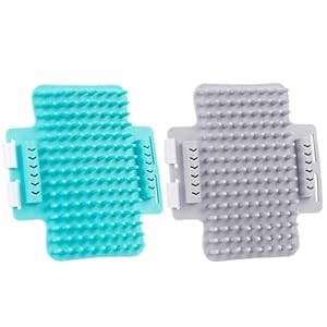 Cat Corner Hair Rub Massager,2 Pack Kitten Cat Self Groomer Toy Grooming Teaser Massage Combs,for Short Long Hair Cats Self Massage