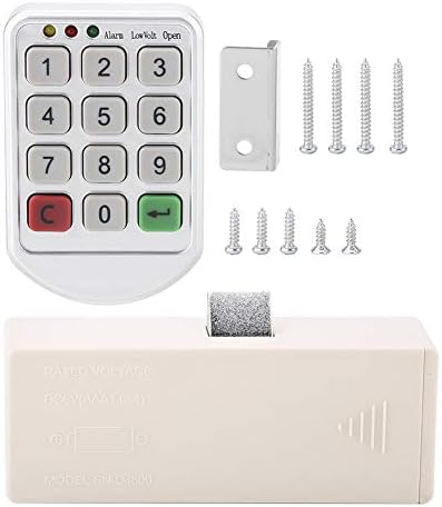 Ciglow Electronic Lock components including keypad, main unit, screws, and mounting bracket