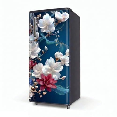 Refrigerator Wallpaper, Self Adhesive Fridge Sticker for Single Door, 24x49 Inch, Home Decoration-image-32