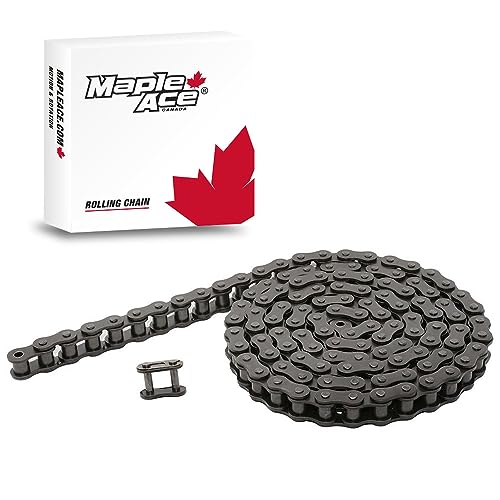 MAPLE ACE 100H Heavy Duty Roller Chain 10 Feet Plus Connecting Master Link