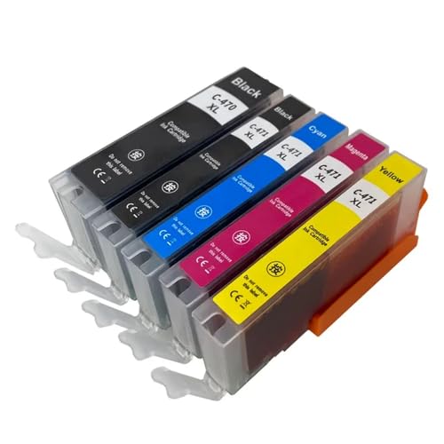 Cartouches PGI 470 CLI 471 haute capacité 470XL 471XL pour des impressions nettes et durables