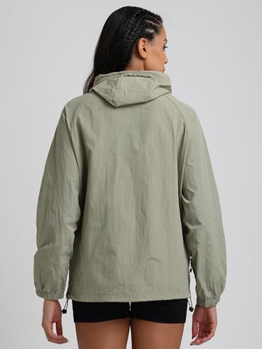 Image of CHKOKKO Windcheater For Women With Hood | With Advanced Upf 50+ UV Windproof Windbreaker Sunscreen | Lightweight Water-repellent Sports Outdoor Travel & Everyday Wear Windshield
