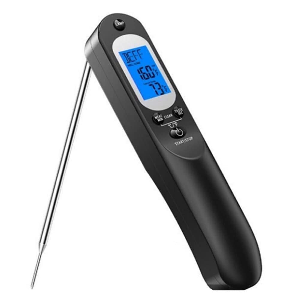 Meat Thermometer for Cooking, Instant Read Food with Backlight Waterproof, Kitchen Digital Candy for Grill BBQ Oven