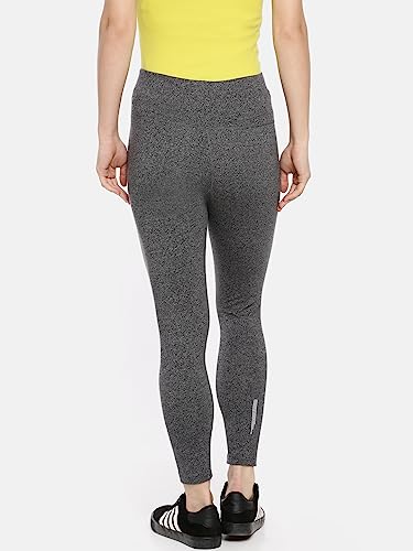 Image of Macrowoman W-Series Active Yoga Tights for Women in Poly Cotton Stretch with High Waist & Pocket for Yoga & Cycling