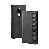 Manyip Custodia e Cover per LG G7 ThinQ,Custodia a Portafoglio in Pelle con Supporto per LG G7 ThinQ,Custodia Magnetica retrò per Telefono, Custodia con Slot per schede