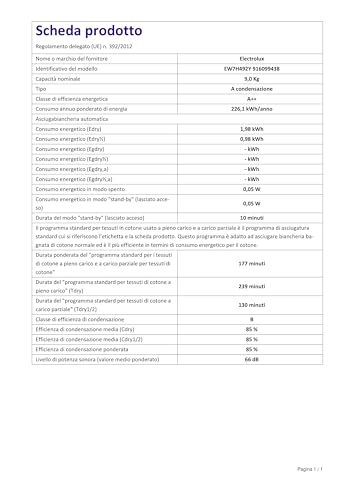 Electrolux EW7H492Y PerfectCare 700 A++, GentleCare System-technologie, warmtepomp, 9 kg, wit - Image 8