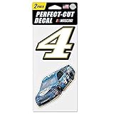 Wincraft NASCAR Kevin Harvick Perfect Cut Decal (Set of 2), 4" x 4"
