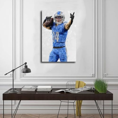 doublkl Amon-Ra St. Brown Poster Canvas Poster - 2