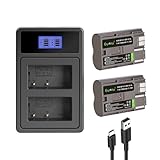 Eeynduy Battery BP-511 BP-511a Battery Pack and USB Charger, Suitable for Canon EOS 5D to D60 and G5 Pro 1 G2 G3 G6 G1 Pro90 (BP-511)