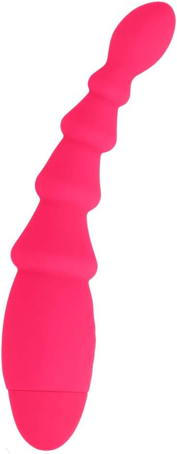 Timo - Vibrador anal con estimulador vaginal, flexible, 10 ...