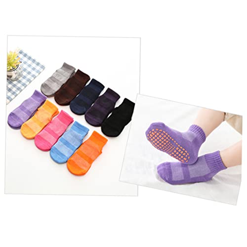 Non-slip Floor Socks Newborn Socks Cartoon Breathable Mesh Trampoline Sock3