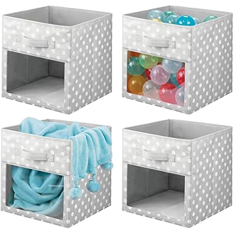 mDesign boîte de rangement en tissu Cover