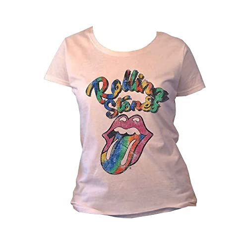 T-shirt The Rolling Stones tie dye skinny fit avec le motif de la langue
