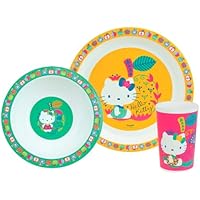 FUN HOUSE 005988 HELLO KITTY - Juego de comidas (plato plano,