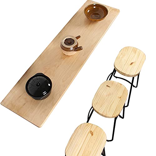 Table pliante murale en pin vernis : table rabattable pour petit espace - 4