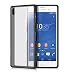 ORZLY - Sony Xperia Z3 - Fusion Gel Hard Case Black Phone Cover Skin for Sony Xperia Z3 Smartphone - Fits All Full Size Versions of Z3 from 2014 Onwards
