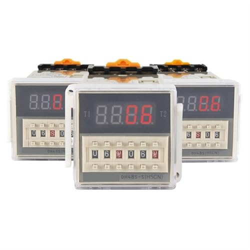 Minuterie numerique programmable DH48S-S relais temporise a cycle de repetition