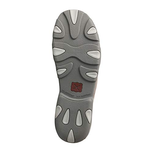 Image of Twisted X Men's Chukka Driving Moc, Moc Toe, Woven Grey & Grey, 14 W