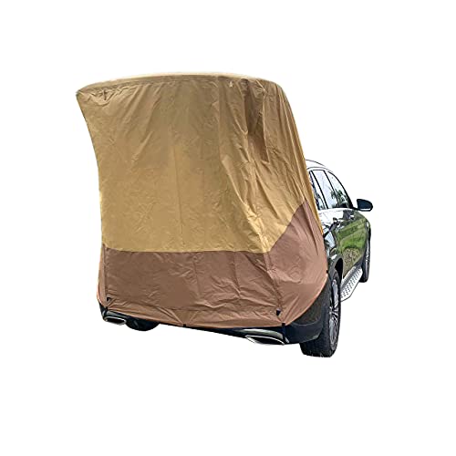 Poles Included Tailgate Shade Awning Tent For Car Camping Road Trip Essentials Small To Midsize Suv Waterproof 3000Mm Upf 50+ Yellow (Large) #TOP7