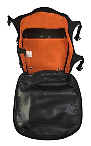 Moosetreks Front or Rear Rack Zipper Pannier Set with Waterproof Rain Covers