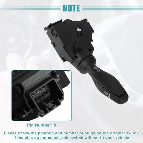 Interrupteur de comodo phares pour Ford Fiesta MK6 2008-2019 commande clignotant 8A6T-13335-AD