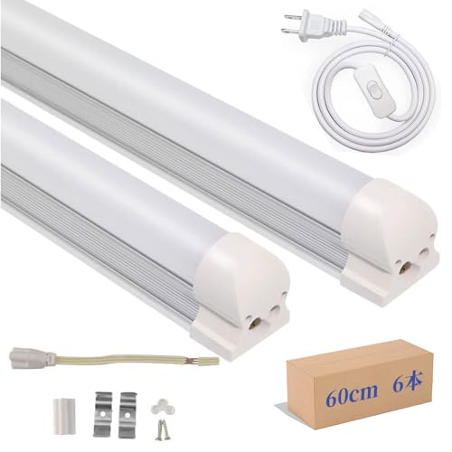 LED�u���� ����̌^ �@�l���� 20W�` �y�䏊 �Ɩ���� �V��z �R���Z���g�t�� 60cm �����F ���� T8 �A���\ 100V �H���s�v 1100LM RA80 �R���p�N�g �ȃG�l ����d��10W �X�C�b�`�t�� �o�[���C�g �ԐڏƖ� ��t�ȒP �A