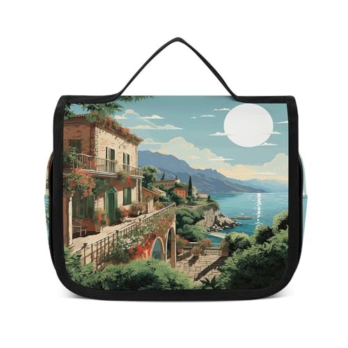 Trousse de toilette suspendre pirate 22x18cm pour voyage