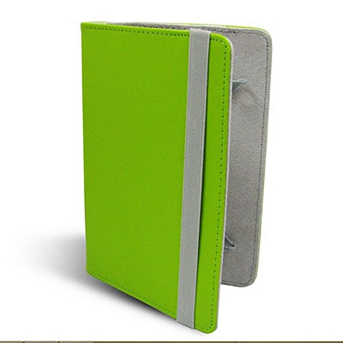 Leotec - Funda de Tablet 9' Tipo Libro Adaptable a Todas Las Tablets de 9' Color Verde left09g