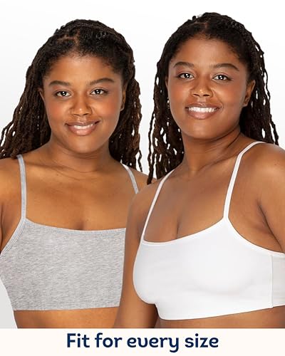 Image of Fruit of the Loom Women's Spaghetti Strap Cotton Pullover Sports Bra Value Pack
