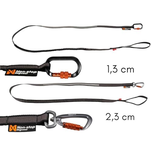 Non-Stop Dogwear Touring Bungee – Blaugrün – 2,8 m/23 mm
